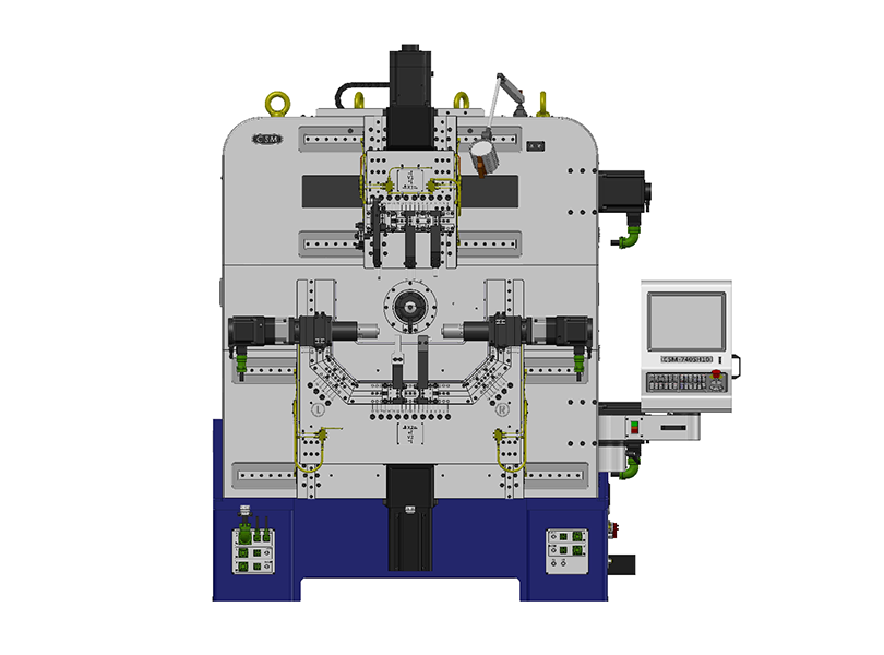 cnc large compression spring coiler